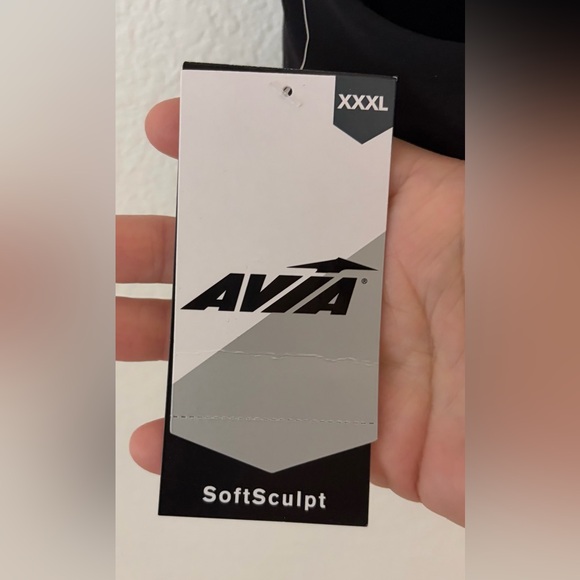 NWT Avia Black Sports Bra Size XXXL - Picture 5 of 6